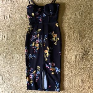 Floral corset dress